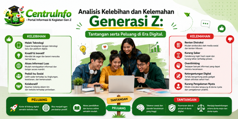 Analisis Kelebihan dan Kelemahan Generasi Z Tantangan serta Peluang di Era Digital