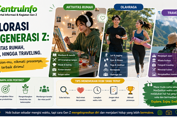 Eksplorasi Hobi Generasi Z Dari Aktivitas Rumah, Olahraga Hingga Traveling