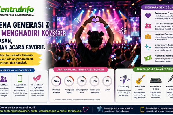 Fenomena Generasi Z Gemar Menghadiri Konser Tren, Alasan dan Pilihan Acara Favorit