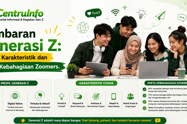 Gambaran Generasi Z Profil, Karakteristik dan Fakta Kebahagiaan Zoomers