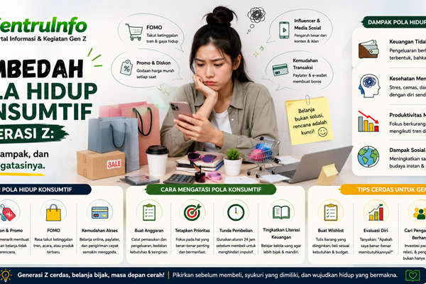 Membedah Pola Hidup Konsumtif Generasi Z Pemicu, Dampak, dan Cara Mengatasinya