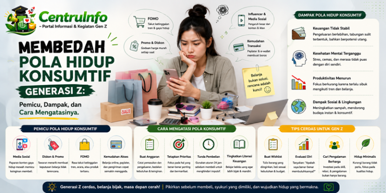 Membedah Pola Hidup Konsumtif Generasi Z Pemicu, Dampak, dan Cara Mengatasinya