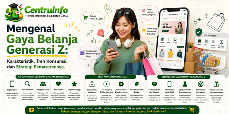 Mengenal Gaya Belanja Generasi Z: Karakteristik, Tren Konsumsi dan Strategi Pemasarannya