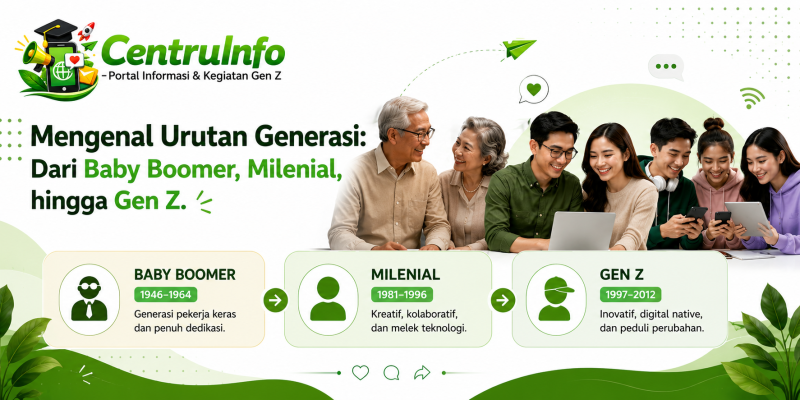 Mengenal Urutan Generasi Dari Baby Boomer, Milenial, hingga Gen Z