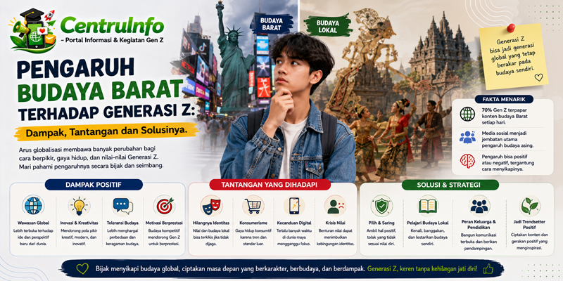 Pengaruh Budaya Barat terhadap Generasi Z Dampak, Tantangan dan Solusinya