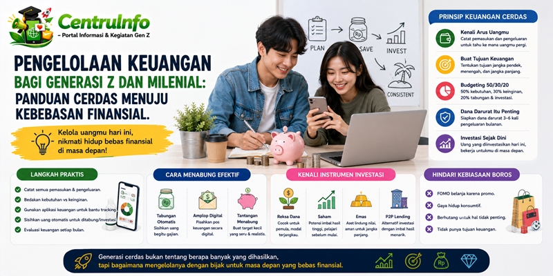 Pengelolaan Keuangan Bagi Generasi Z dan Milenial Panduan Cerdas Menuju Kebebasan Finansial