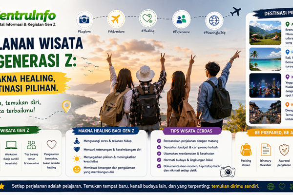 Perjalanan Wisata Bagi Generasi Z Tren, Makna Healing dan Destinasi Pilihan