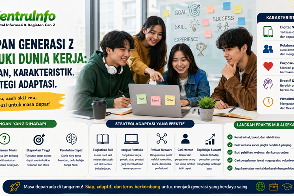 Persiapan Generasi Z Memasuki Dunia Kerja Tantangan, Karakteristik dan Strategi Adaptasi