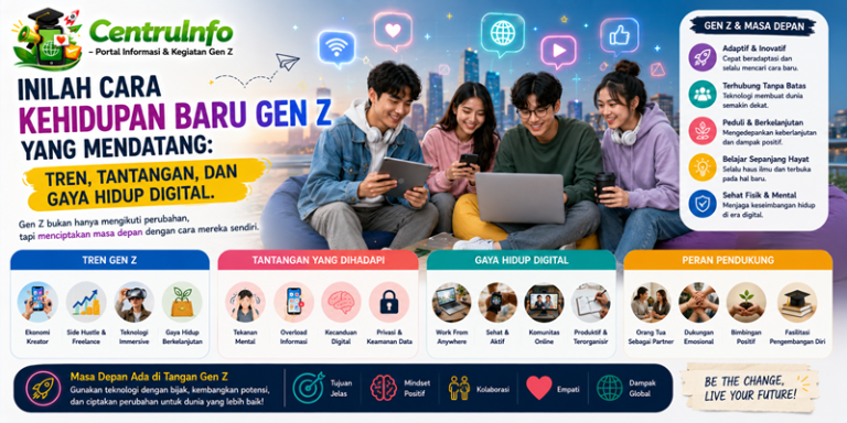 Inilah Cara Kehidupan Baru Gen Z Yang Mendatang Tren, Tantangan dan Gaya Hidup Digital