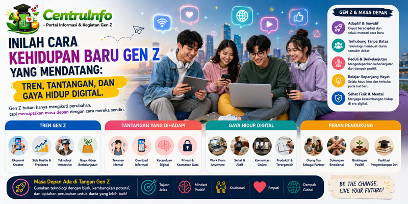 Inilah Cara Kehidupan Baru Gen Z Yang Mendatang Tren, Tantangan dan Gaya Hidup Digital