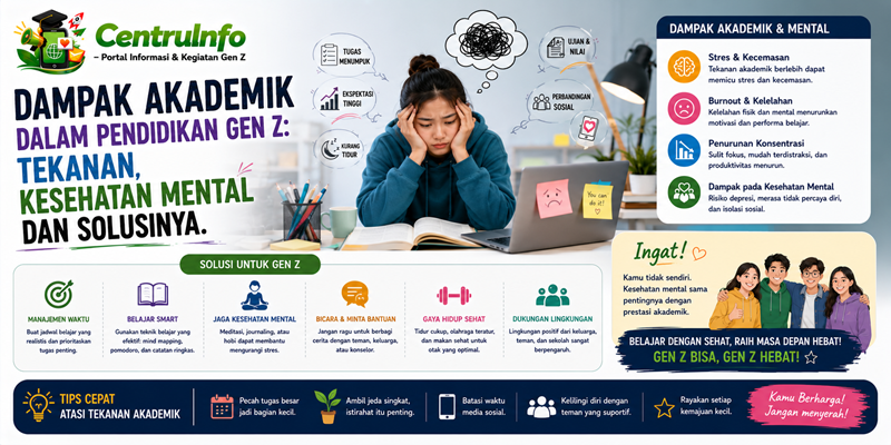 Dampak Akademik Dalam Pendidikan Gen Z Tekanan, Kesehatan Mental dan Solusinya
