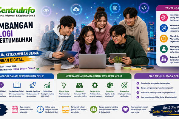 Perkembangan Teknologi Dalam Pertumbuhan Gen Z Kesiapan Kerja, Keterampilan Utama dan Tantangan Digital