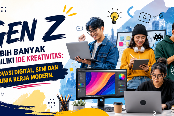 Gen Z Lebih Banyak Memiliki Ide Kreativitas Inovasi Digital, Seni dan Dunia Kerja Modern