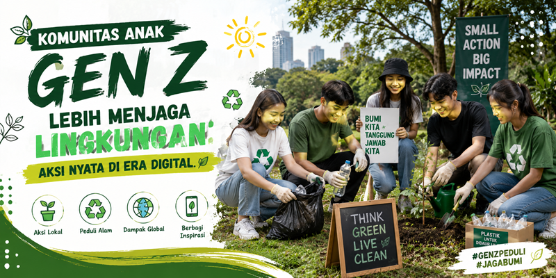 Komunitas Anak Gen Z Lebih Menjaga Lingkungan Aksi Nyata di Era Digital