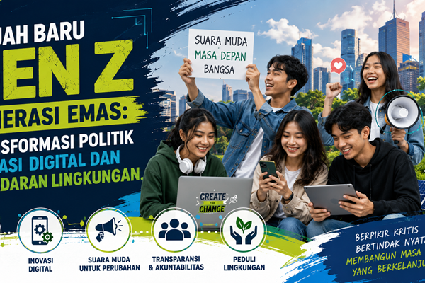 Wajah Baru Gen Z Generasi Emas Transformasi Politik, Inovasi Digital dan Kesadaran Lingkungan