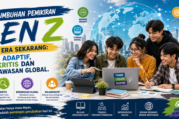 Pertumbuhan Pemikiran Gen Z Di Era Sekarang Adaptif, Kritis dan Berawasan Global
