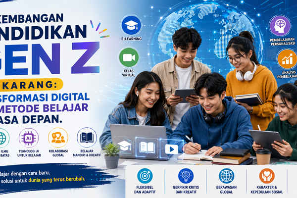 Perkembangan Pendidikan Gen Z Sekarang Transformasi Digital dan Metode Belajar Masa Depan