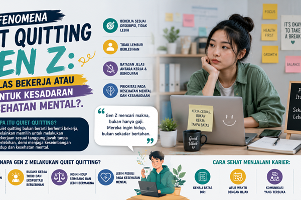 Fenomena Quiet Quitting Gen Z Malas Bekerja atau Bentuk Kesadaran Kesehatan Mental