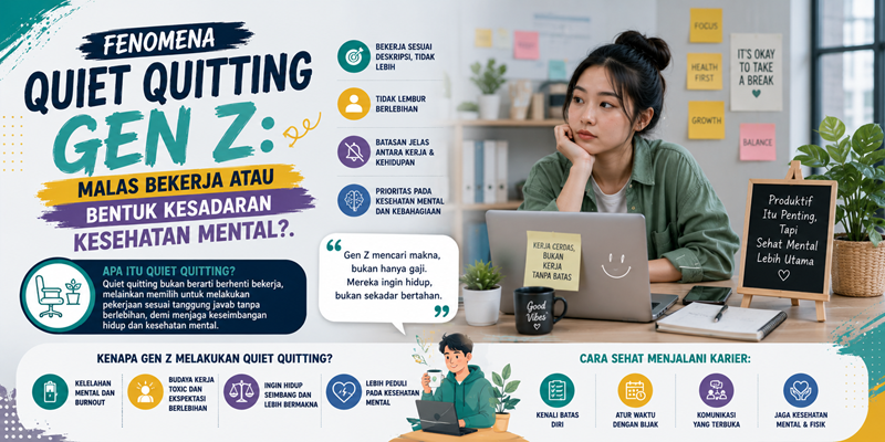 Fenomena Quiet Quitting Gen Z Malas Bekerja atau Bentuk Kesadaran Kesehatan Mental