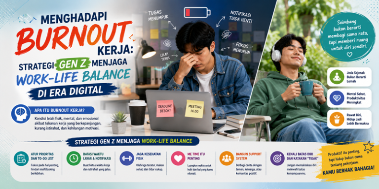 Menghadapi Burnout Kerja: Strategi Gen Z Menjaga Work-Life Balance di Era Digital