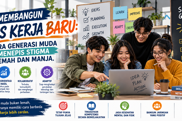 Membangun Etos Kerja Baru Cara Generasi Muda Menepis Stigma Lemah dan Manja